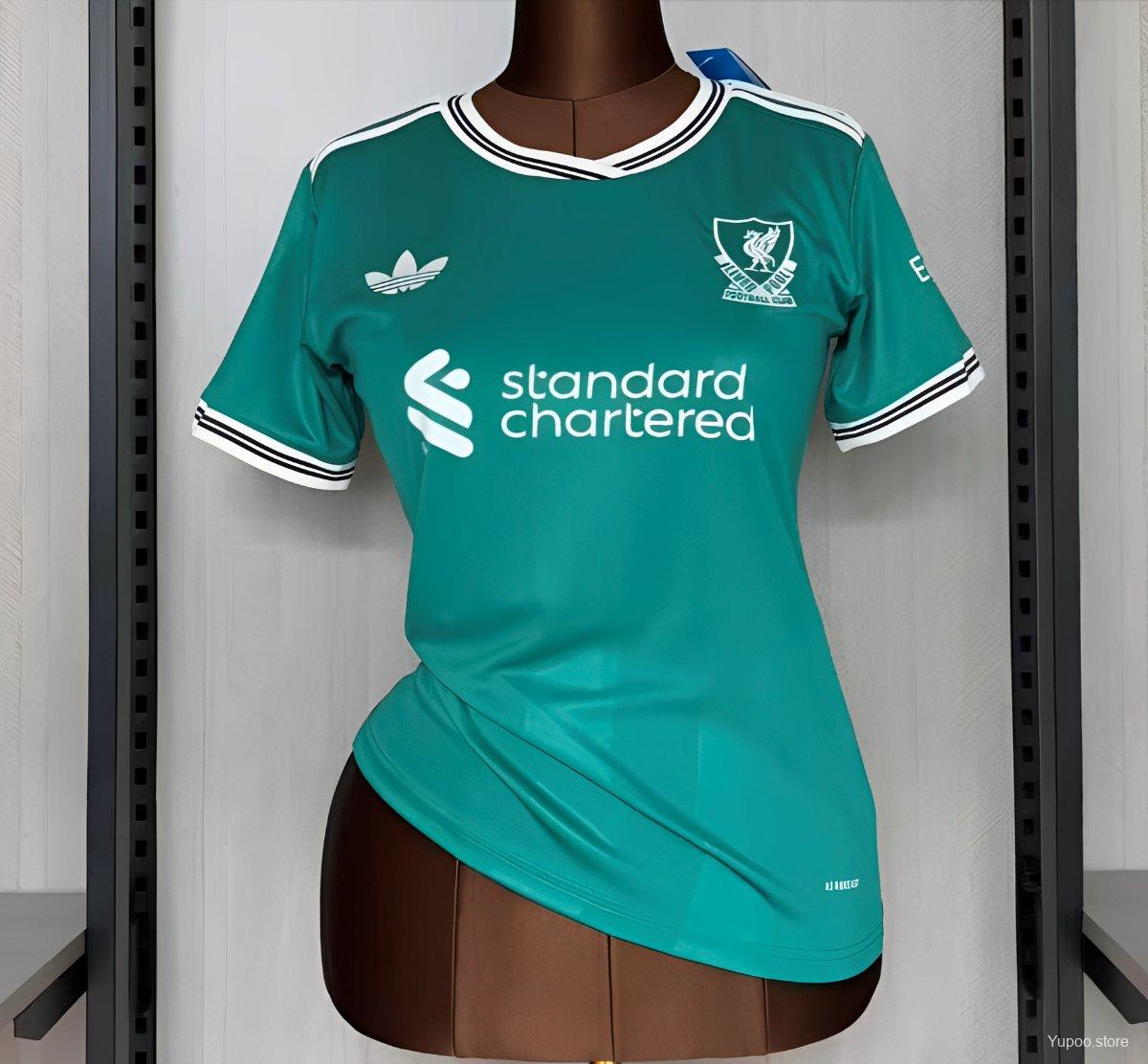 Camiseta de fútbol Liverpool 2025/26 TERCERA MANGA CORTA VERSION FAN